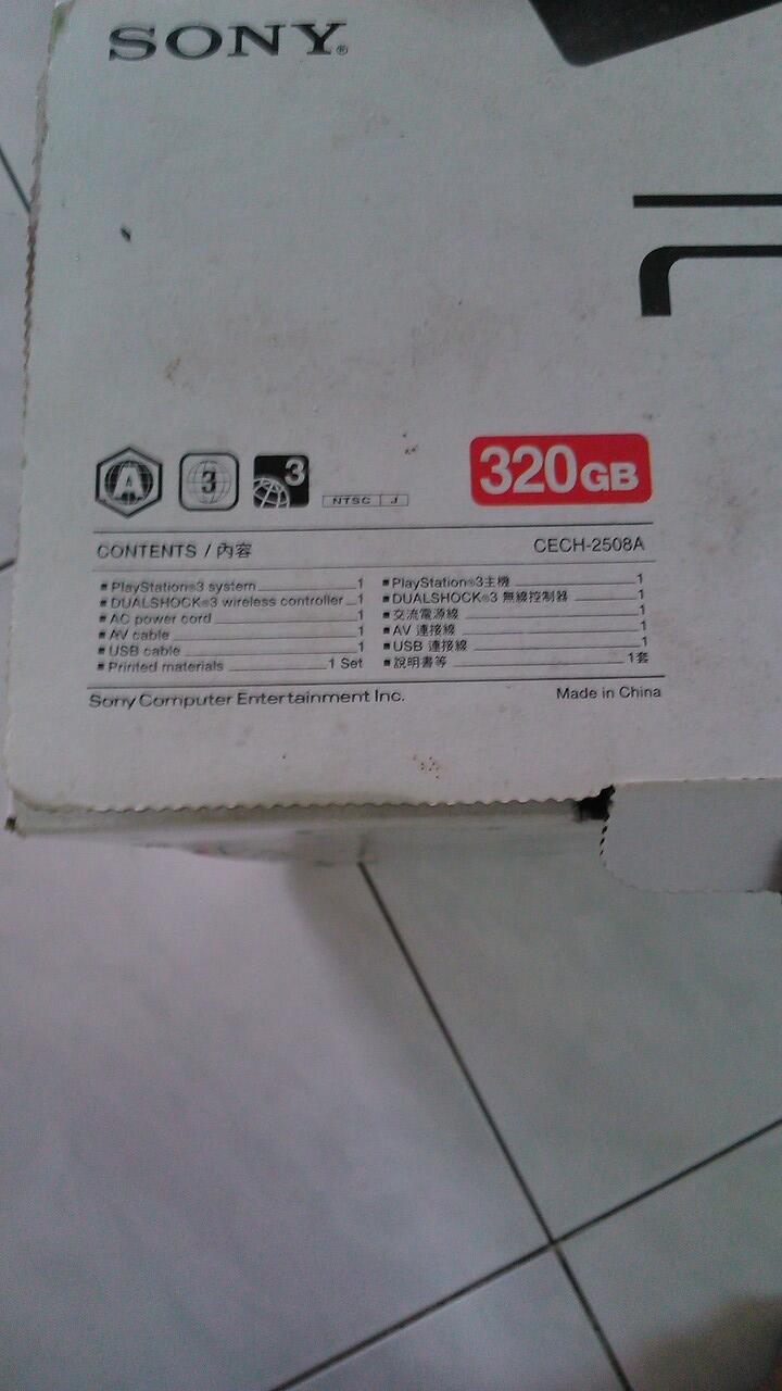 J> PS3 Slim 320GB SECOND MURAH DAN MULUS