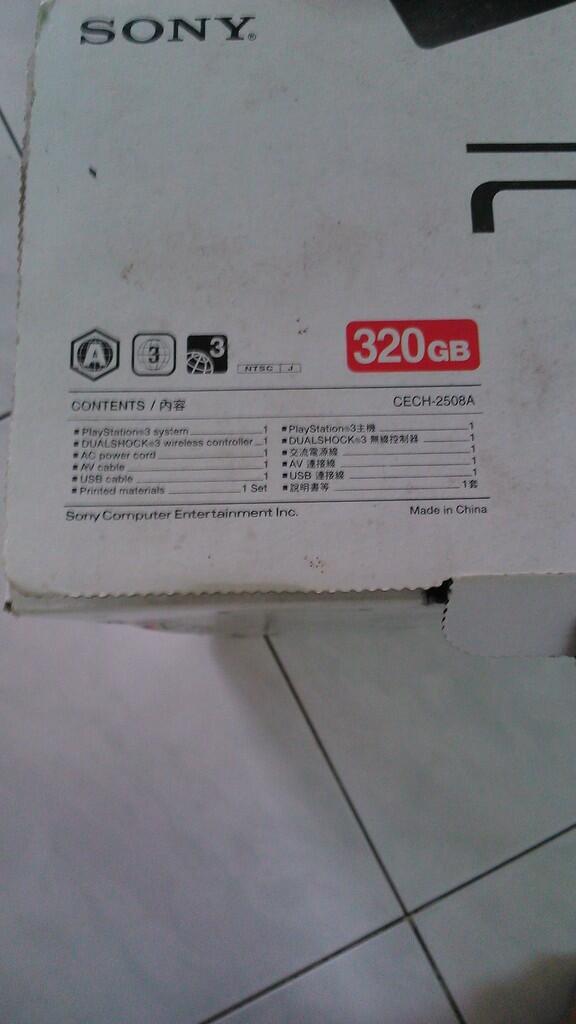 J> PS3 Slim 320GB SECOND MURAH DAN MULUS