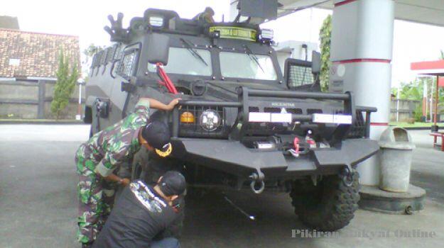 Mabes TNI AD Uji Coba Kendaraan Tempur Halilintar
