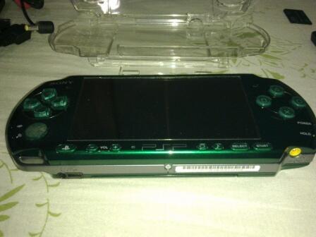 PSP slim 3006 Spirited Green second Full aksesoris 8Gb