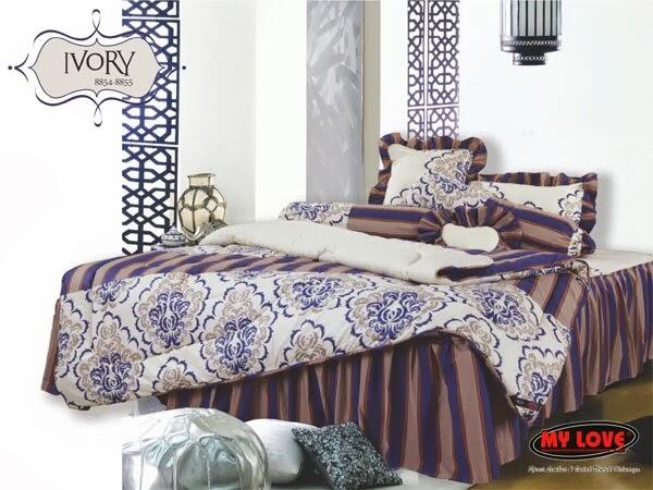 SPREI MY LOVE DOUBLE BED MODEL TERBARU BAGUS TERIMA COD (MALANG)