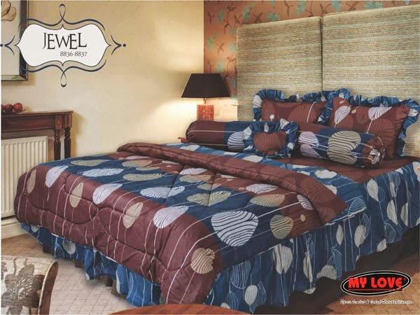 SPREI MY LOVE DOUBLE BED MODEL TERBARU BAGUS TERIMA COD (MALANG)