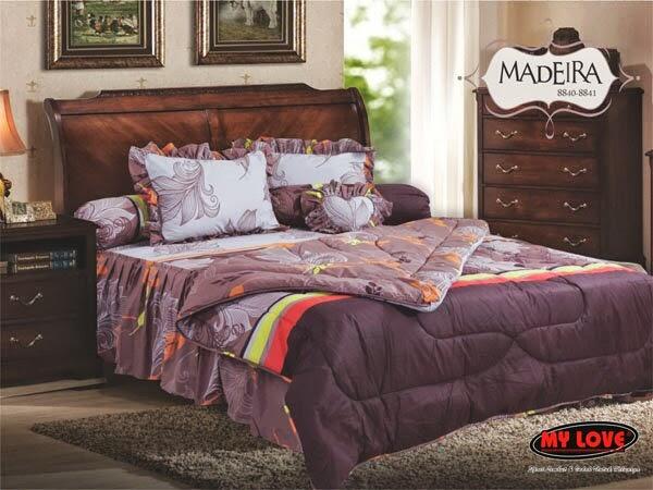 SPREI MY LOVE DOUBLE BED MODEL TERBARU BAGUS TERIMA COD (MALANG)