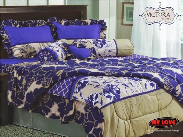 SPREI MY LOVE DOUBLE BED MODEL TERBARU BAGUS TERIMA COD (MALANG)