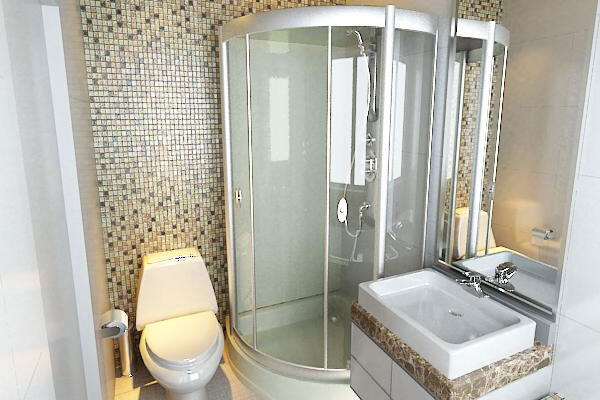 10 design model kamar mandi mungil kecil