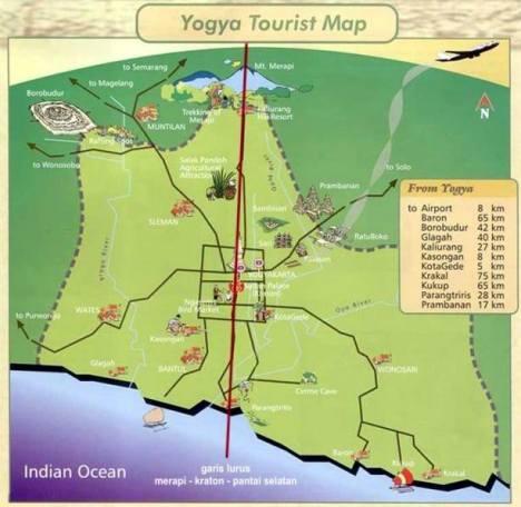 Keistimewaan Yogya : Garis Lurus dari Merapi sampai Laut Selatan