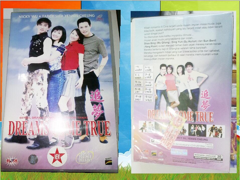 VCD ORIGINAL SERIAL DREAMS COME TRUE 20 EPS (EX RENTAL)