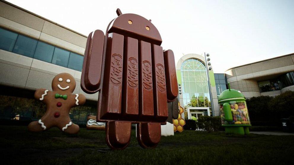 Android 4.4 is KitKat (Merk Cokelat)