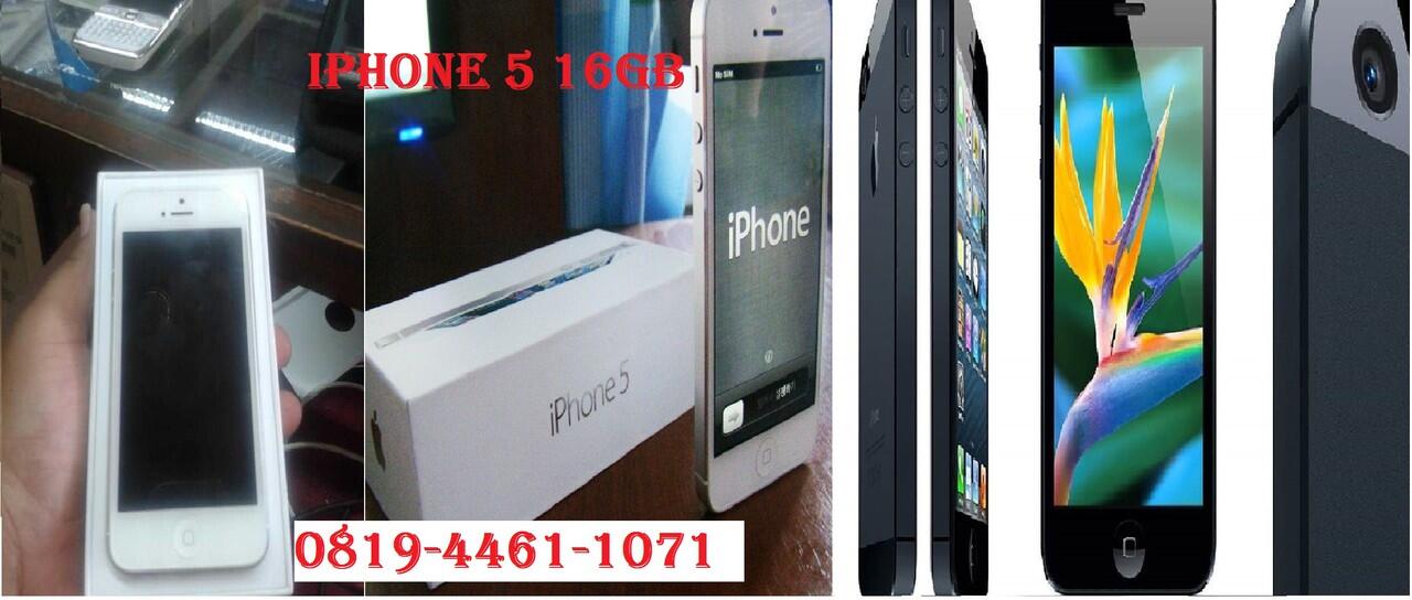 New jual apple iphone:5 16gb baru msh kemasan tersegel gsm.100% asli original