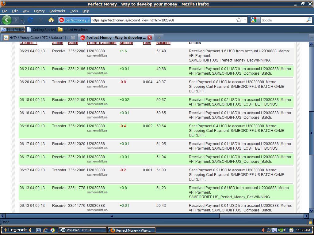 sameordiff moneygame yang fair dan tidak curang. Ada SSnya