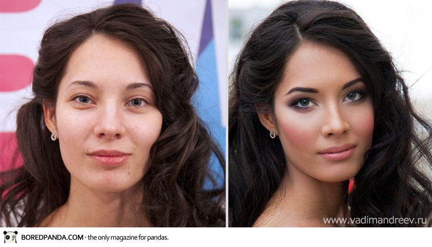 Stunning Before and After Makeup Photos by Vadim Andreev