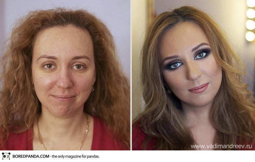 Stunning Before and After Makeup Photos by Vadim Andreev