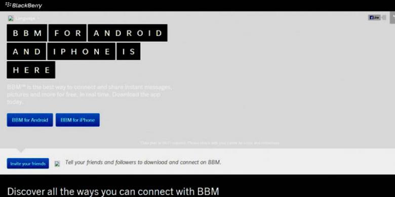 BlackBerry Messenger Untuk Android Menampakkan Diri di Video