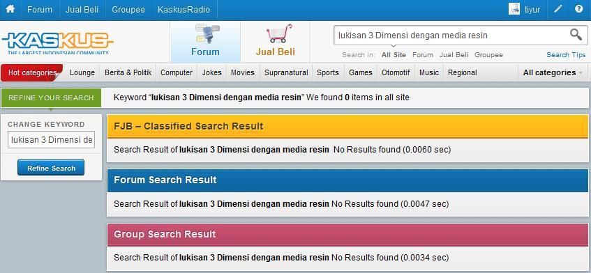 Lukisan 3 dimensi Dengan Media Air 