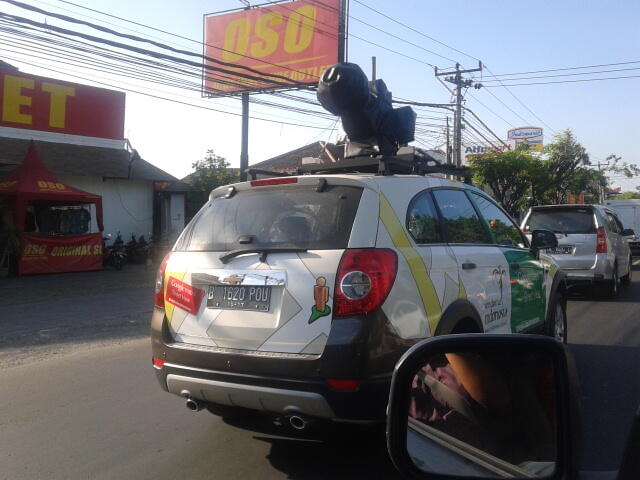 Google Street View Car di Bali