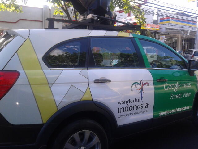 Google Street View Car di Bali