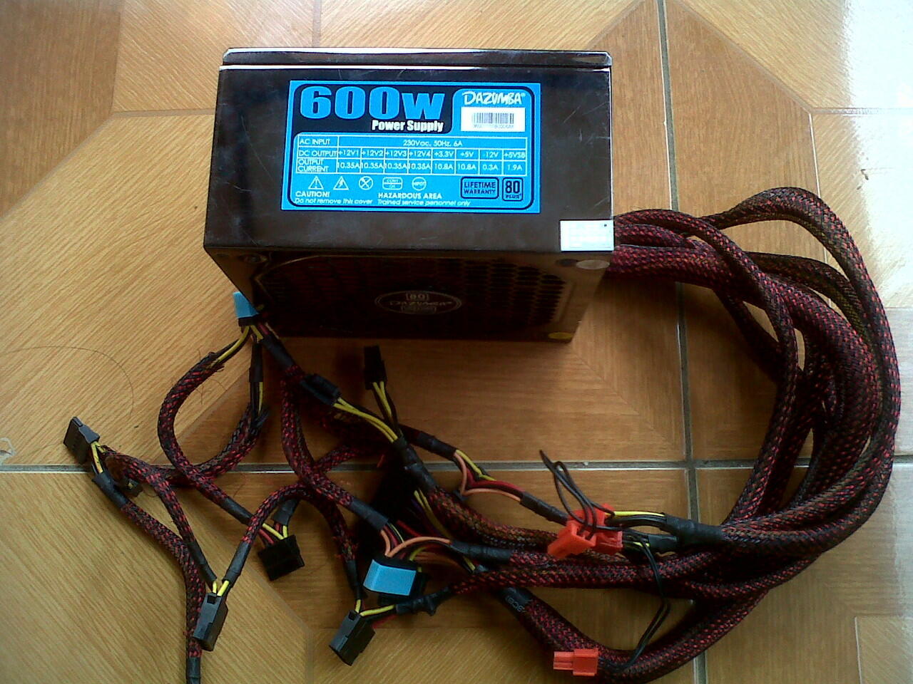 jual power supply dazumba 600watt, venom madara 650watt murahh