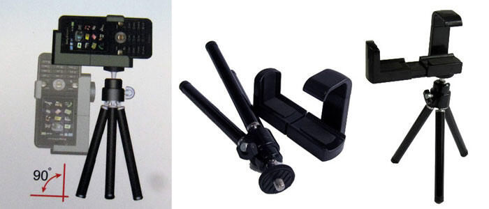 TRIPOD FLEXIBLE, ALUMINUM MINI TRIPOD, BICYLEPOD, HAND HELD MONOPOD, DLL