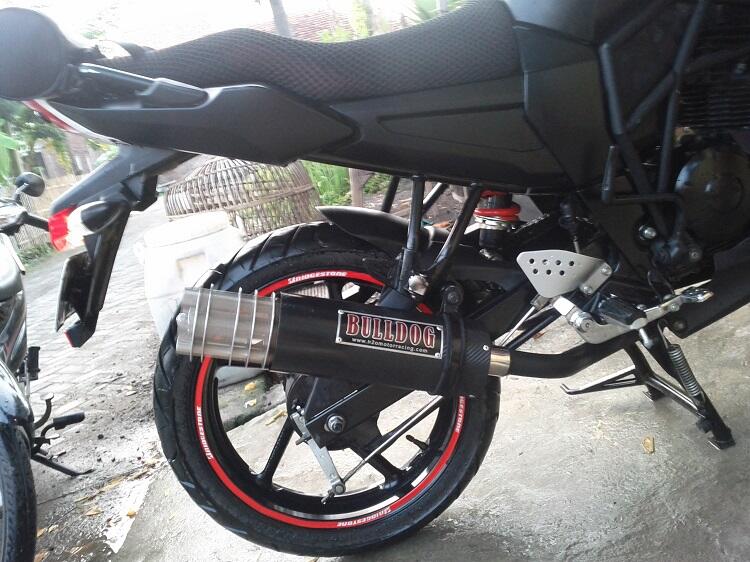 Terjual Knalpot custom Byson Vixion CB150R Ninja bebek 