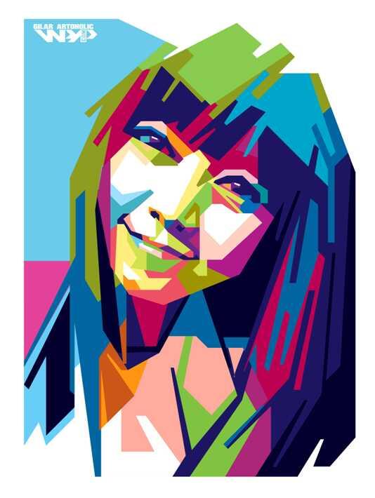 Cari Jasa desain WPAP , vector wajah , vector popart 