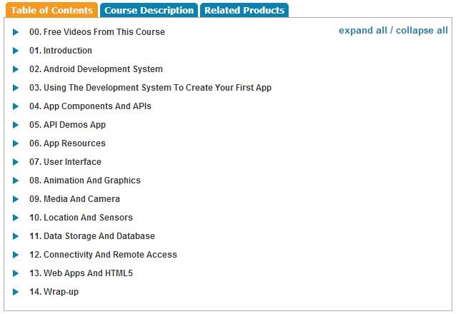 Learning Android App Programming Training Video