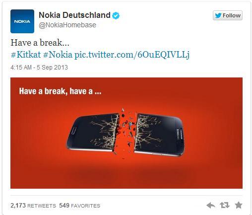 nokia ngejek kitkan di twitter