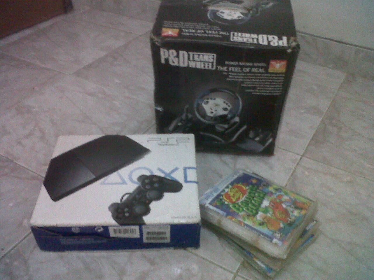 PS2 SLIM SERI 9 + STIR +KASET