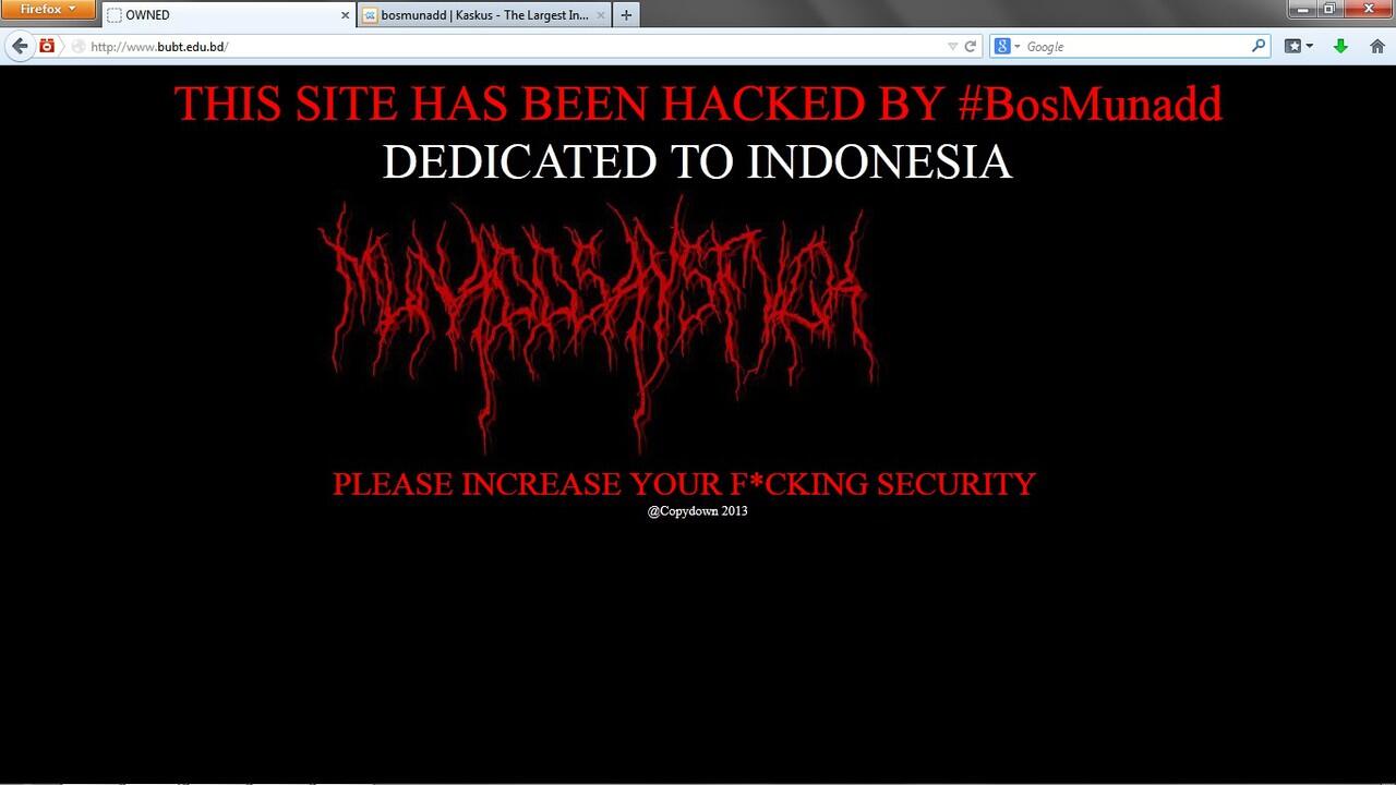 KUMPULAN TAMPILAN DEFACE HACKER INDONESIA KASKUS