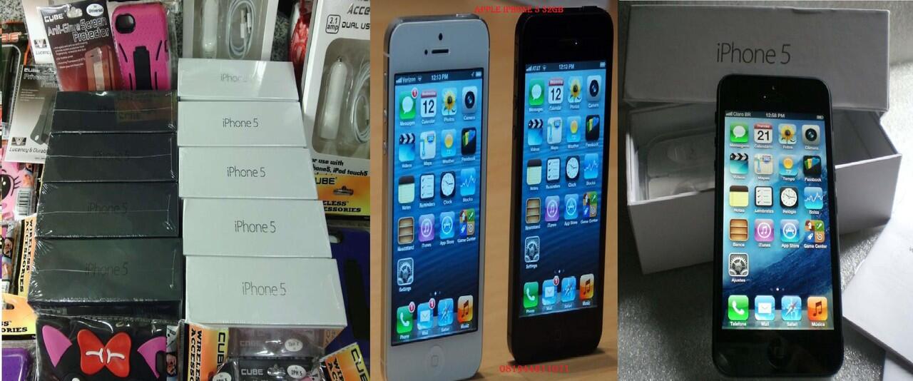 New jual apple iphone:5 16gb baru msh kemasan tersegel gsm.100% asli original