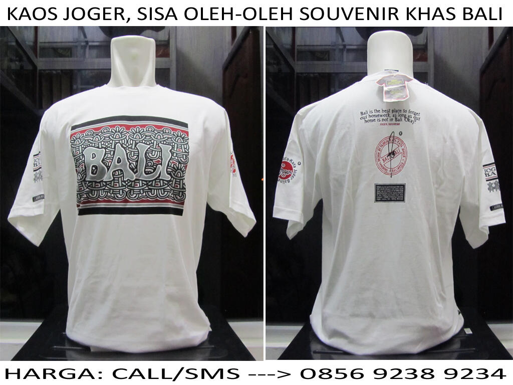 Terjual Jual Kaos Joger Sisa Oleh Oleh Souvenir Khas 