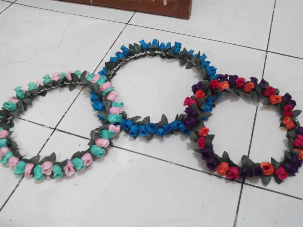 flower crown buatan ane (tutorial + pict)