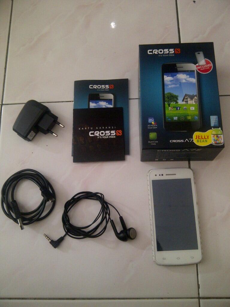 cross a7s pakai sebulan mulus 99% fullset original