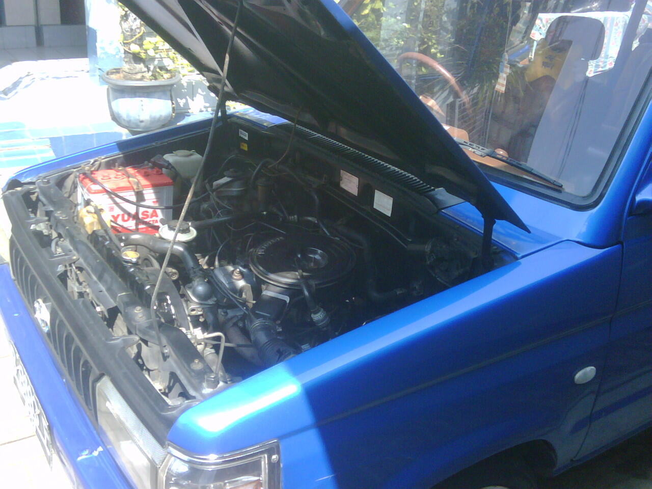 dijual kijang super astra 1995 akhir biru long 1.8