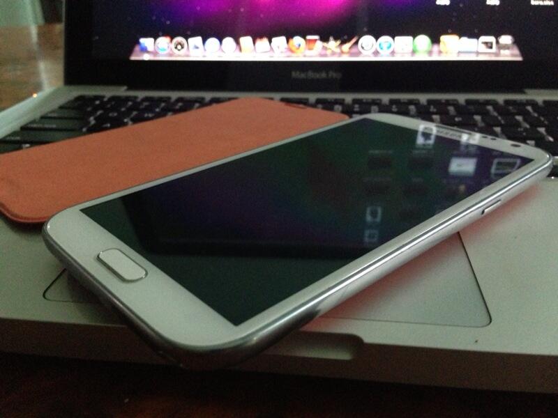 JUAL samsung note 2 white bandung mulus muraaaahh