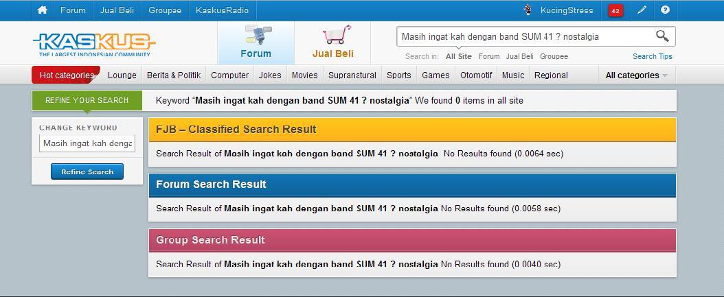 Masih ingat kah dengan band SUM 41 ? nostalgia