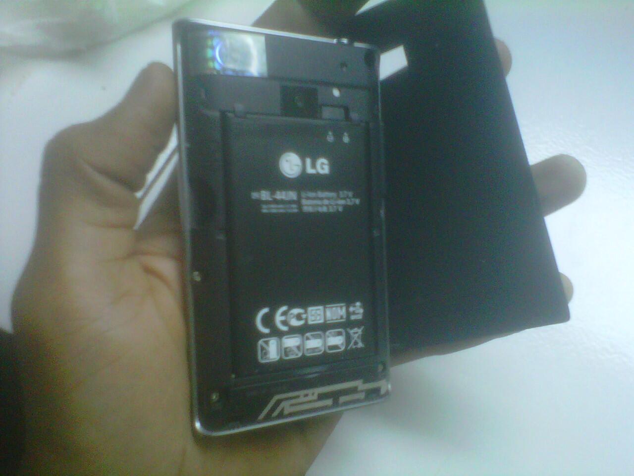 LG L3 / E400 Hitam Second Mulus lengkap like new (surabaya)