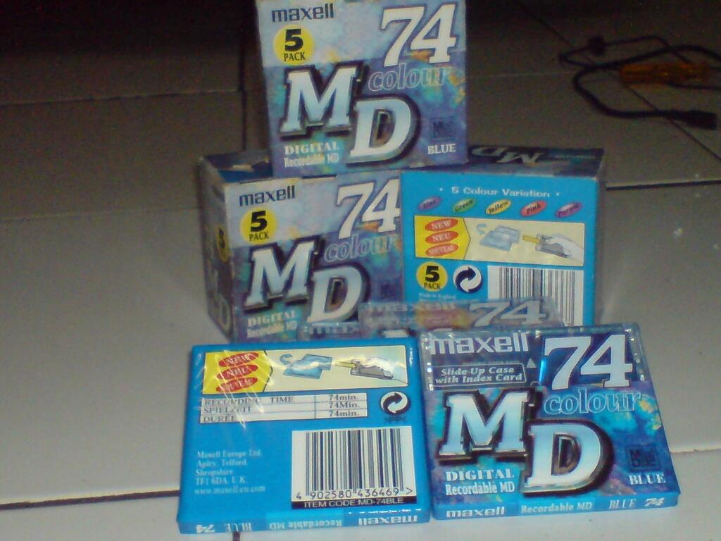MAXELL Mini Disc - MD (Digital Recordable) New ada 15 pc murah
