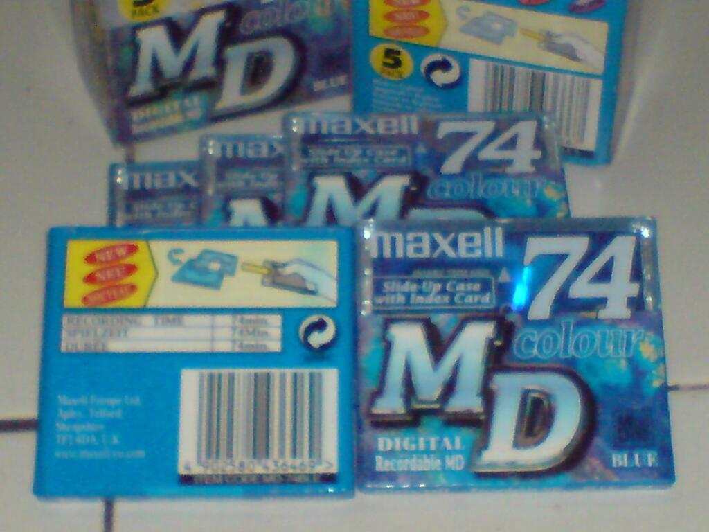 MAXELL Mini Disc - MD (Digital Recordable) New ada 15 pc murah