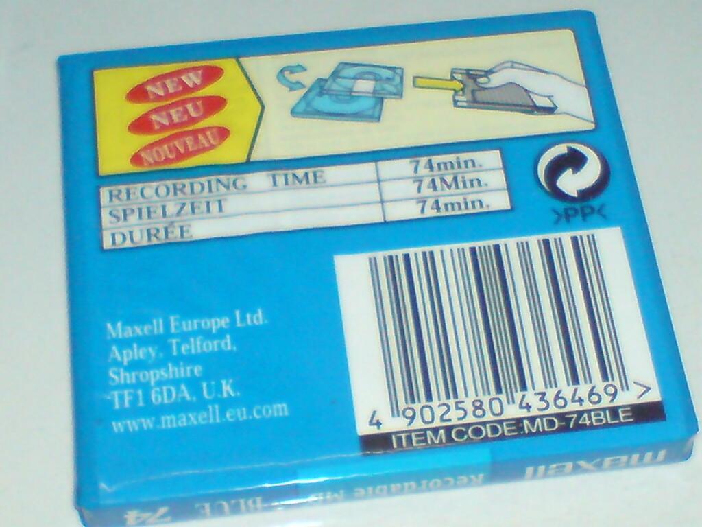 MAXELL Mini Disc - MD (Digital Recordable) New ada 15 pc murah