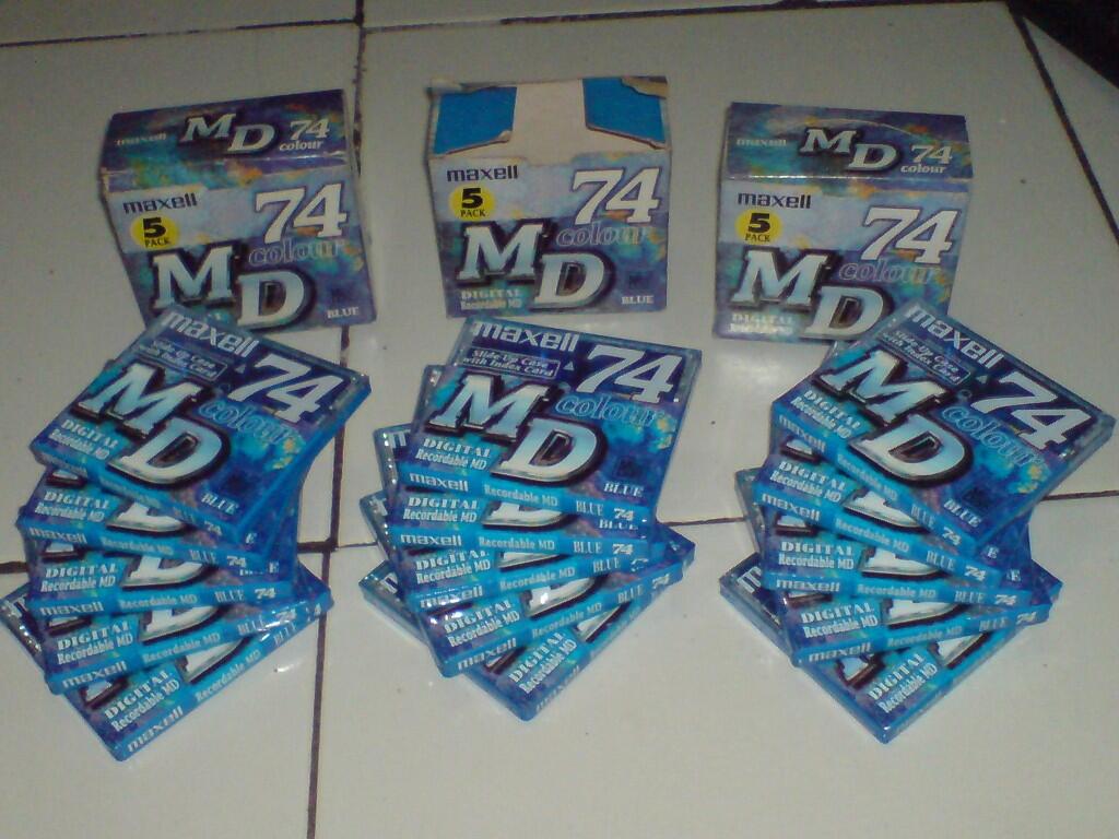 MAXELL Mini Disc - MD (Digital Recordable) New ada 15 pc murah