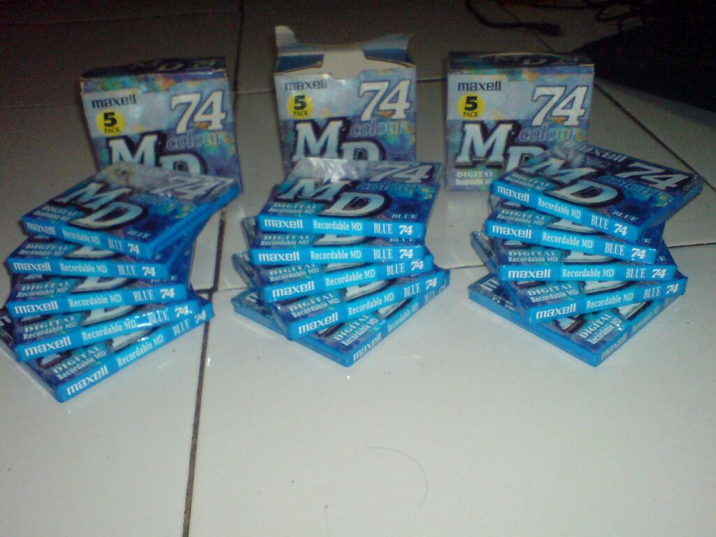 MAXELL Mini Disc - MD (Digital Recordable) New ada 15 pc murah