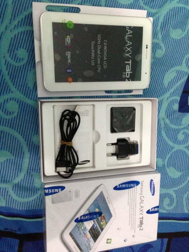 Jual Samsung Galaxy Tab 2 P3100 white Muluuuus Like New
