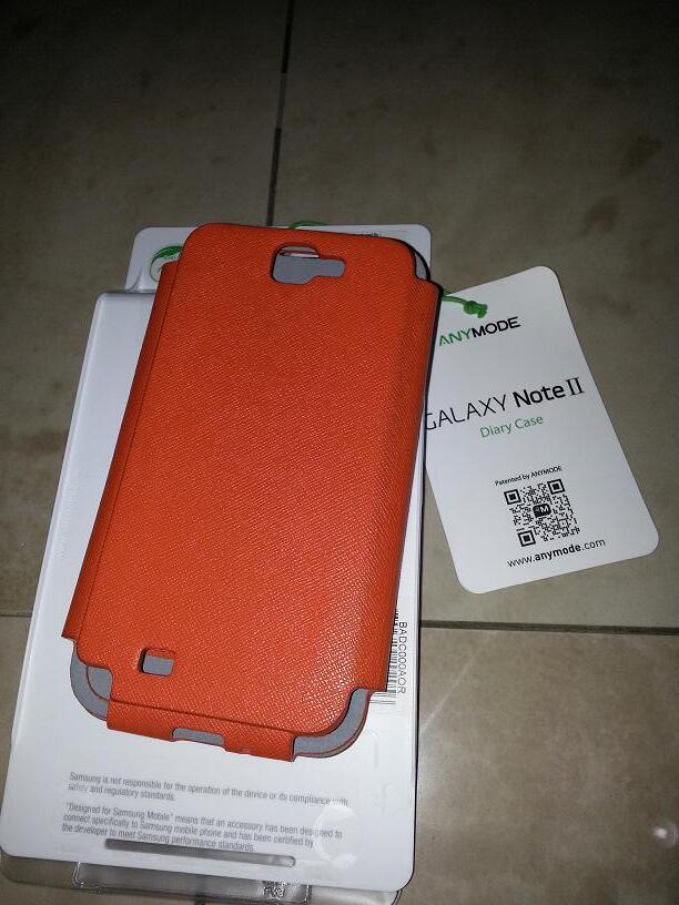 Flip cover anymode for Note II ada 2 150rb