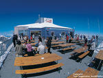 Keindahan salju abadi gunung titlis di peg. Alpen swiss