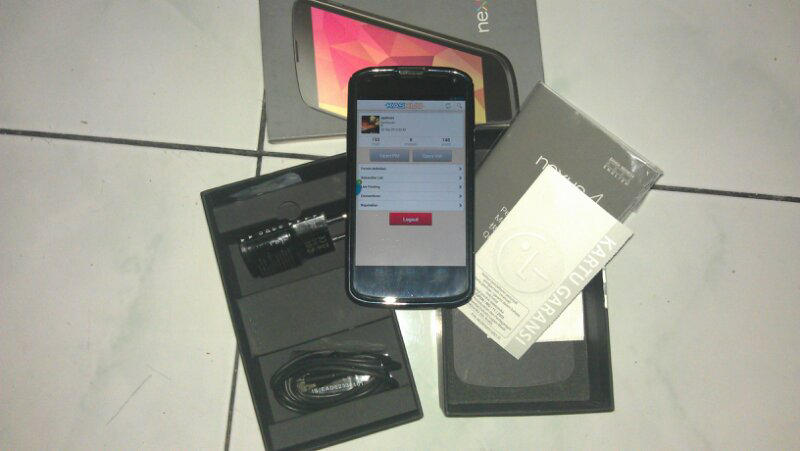WTS LG NEXUS 4 E960 KENDAL SEMARANG