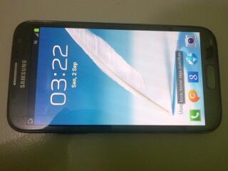 Samsung Galaxy Notes2 Titanium Grey masih garansi 8 bulan