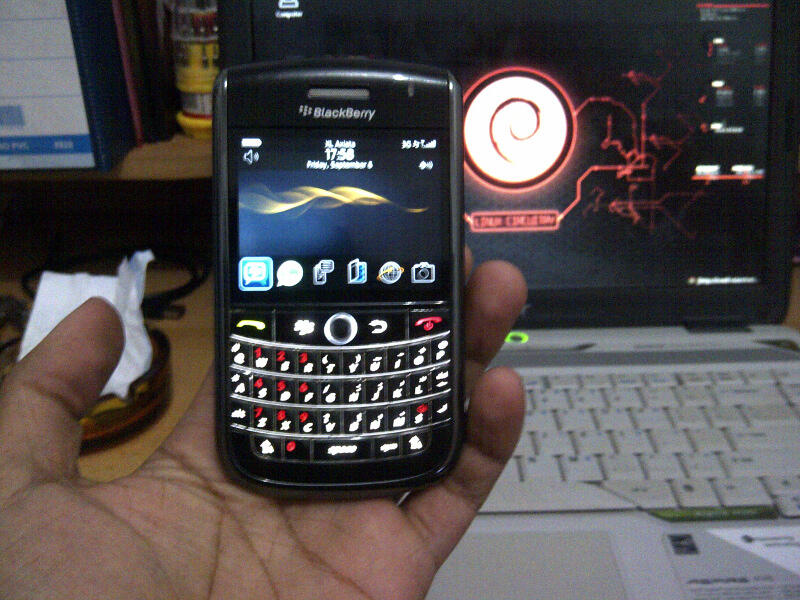 Jual BB Tour 9630 Sprint Black Lengkap masih Garansi