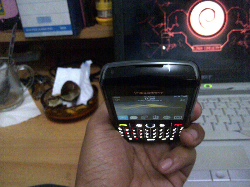 Jual BB Tour 9630 Sprint Black Lengkap masih Garansi