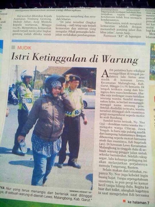 ISTRI ketinggalan di WARUNG !!