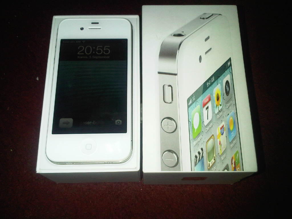 iphone 4S 16GB White FU MULUSS